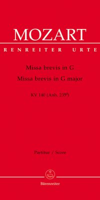 Mozart: Missa brevis G major K. 140 (235d)