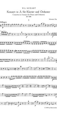 Mozart: Konzert Nr. 23 A-Dur KV 488