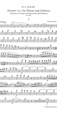 Mozart: Konzert für Klavier und Orchester Nr. 24 c-Moll KV 491