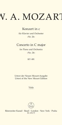 Mozart: Konzert für Klavier und Orchester Nr. 24 c-Moll KV 491
