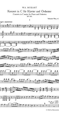 Mozart: Konzert für Klavier und Orchester Nr. 25 C-Dur KV 503