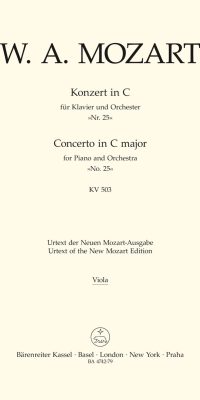 Mozart: Konzert für Klavier und Orchester Nr. 25 C-Dur KV 503