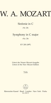 Mozart: Sinfonie Nr. 28 C-Dur KV 200 (173e)