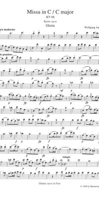 Mozart: Missa in C major K. 66 Dominicus Mass