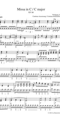 Mozart: Missa in C major K. 66 Dominicus Mass