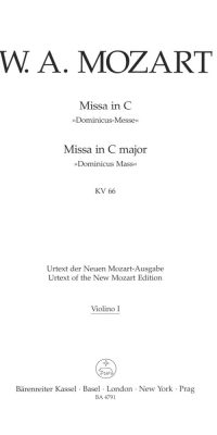Mozart: Missa in C major K. 66 Dominicus Mass