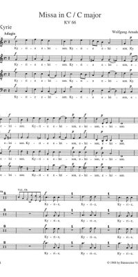 Mozart: Missa in C major K. 66 Dominicus Mass