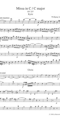 Mozart: Missa C-Dur KV 257 (Set)