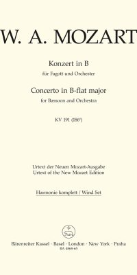 Mozart: Konzert für Fagott und Orchester B-Dur KV 191 (186e)