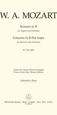 Mozart: Konzert für Fagott und Orchester B-Dur KV 191 (186e)
