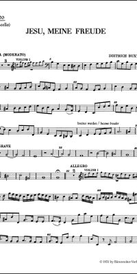 Buxtehude: Jesu, meine Freude (Fagot)