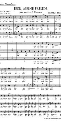 Buxtehude: Jesu, meine Freude (Koorpartituur)