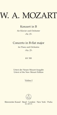 Mozart: Concerto for Piano and Orchestra no. 27 in B-flat major K. 595