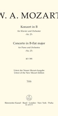 Mozart: Concerto for Piano and Orchestra no. 27 in B-flat major K. 595