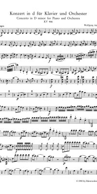Mozart: Konzert für Klavier und Orchester Nr. 20 d-Moll KV 466