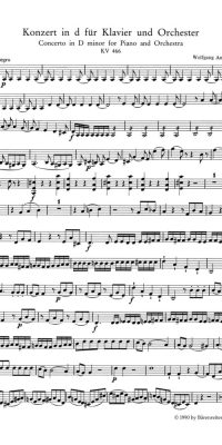Mozart: Konzert für Klavier und Orchester Nr. 20 d-Moll KV 466