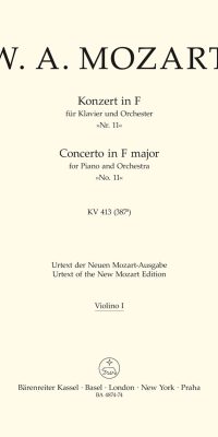 Mozart: Konzert für Klavier und Orchester Nr. 11 F-Dur KV 413 (387a)