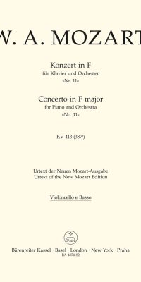 Mozart: Konzert für Klavier und Orchester Nr. 11 F-Dur KV 413 (387a)