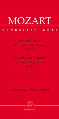 Mozart: Concerto for Piano and Orchestra no. 12 in A major K. 414