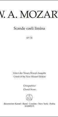 Mozart: Scande coeli limina K. 34