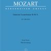 Mozart: Litaniae Lauretanae B. M. V. in B-flat major K. 109 (74e)