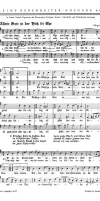 Distler: Allein Gott in der Höh sei Ehr - Herr Gott, dich loben wir (Te deum)