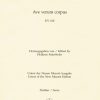 Mozart: Ave Verum Corpus K. 618 (Partituur)