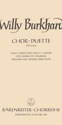 Chor-Duette nach Gedichten von C.F. Meyer (1928)