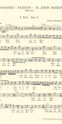 Bach: Johannes-Passion - St John Passion BWV 245