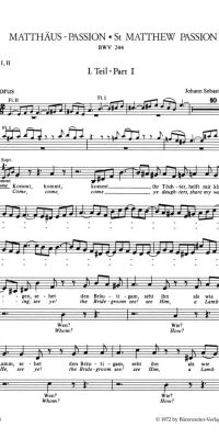 Matthäus-Passion - St Matthew Passion, Version 1736 (Final Version)