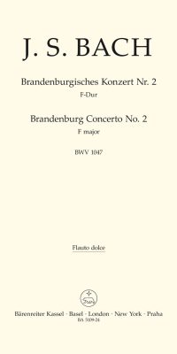 Bach: Brandenburg Concerto No. 2 F major BWV 1047 (Altblokfluit)