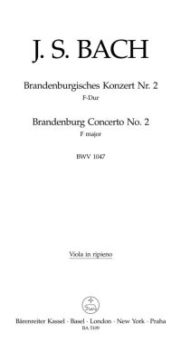Bach: Brandenburg Concerto No. 2 F major BWV 1047 (Altviool)