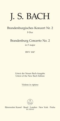 Bach: Brandenburg Concerto No. 2 F major BWV 1047 (Viool)