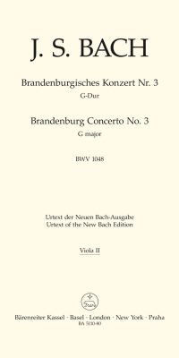 Bach: Brandenburg Concerto no. 3 G major BWV 1048 (Altviool 2)