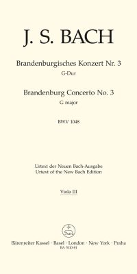 Bach: Brandenburg Concerto no. 3 G major BWV 1048 (Altviool 3)