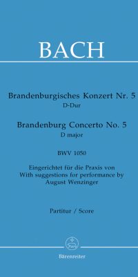 Bach: Brandenburg Concerto No. 5 BWV 1050 (Paritituur)