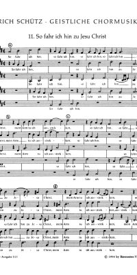 So fahr ich hin zu Jesu Christ