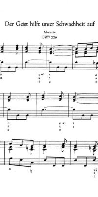 Bach: Der Geist hilft unser Schwachheit auf BWV 226 (Orgel)