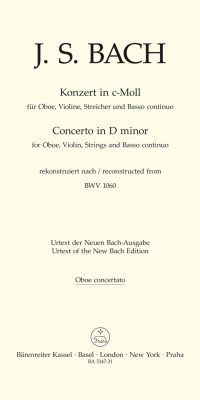 Bach: Konzert for Oboe, Violine, Streicher und Basso continuo - Concerto for Oboe, Violin, Strings and Basso continuo
