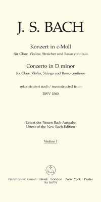 Bach: Konzert fuer Oboe, Violine, Streicher und Basso continuo - Concerto for Oboe, Violin, Strings and Basso continuo
