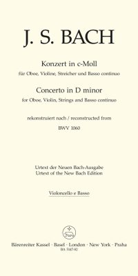 Bach: Konzert fuer Oboe, Violine, Streicher und Basso continuo - Concerto for Oboe, Violin, Strings and Basso continuo