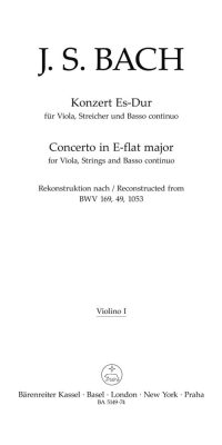 Konzert fuer Viola und Streicher - Concerto for Viola, Strings and Basso continuo