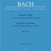 Bach: Concerto for Violin, Strings and Basso Continuo E major BWV 1042