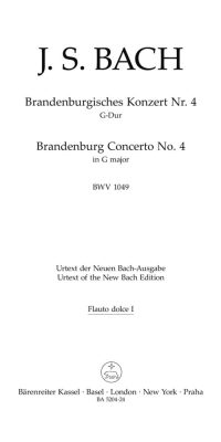 Bach: Brandenburg Concerto No. 4 G major BWV 1049