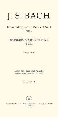 Bach: Brandenburg Concerto No. 4 G major BWV 1049