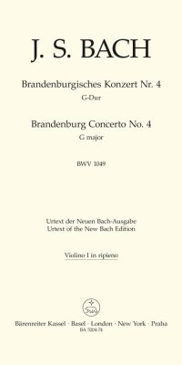 Bach: Brandenburg Concerto No. 4 G major BWV 1049