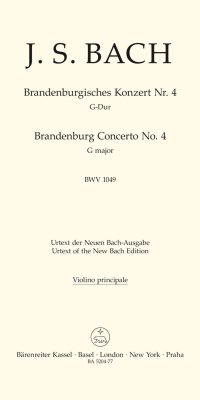 Bach: Brandenburg Concerto No. 4 G major BWV 1049