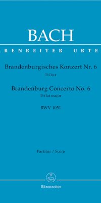 Bach: Brandenburg Concerto No. 6 B-flat major BWV 1051