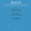 Bach: Three Sonatas for Violoncello and Harpsichord BWV 1027-1029