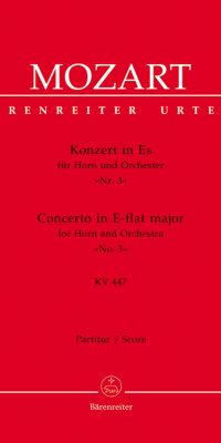 Mozart: Konzert fuer Horn und Orchester Nr. 3 Es-Dur KV 447